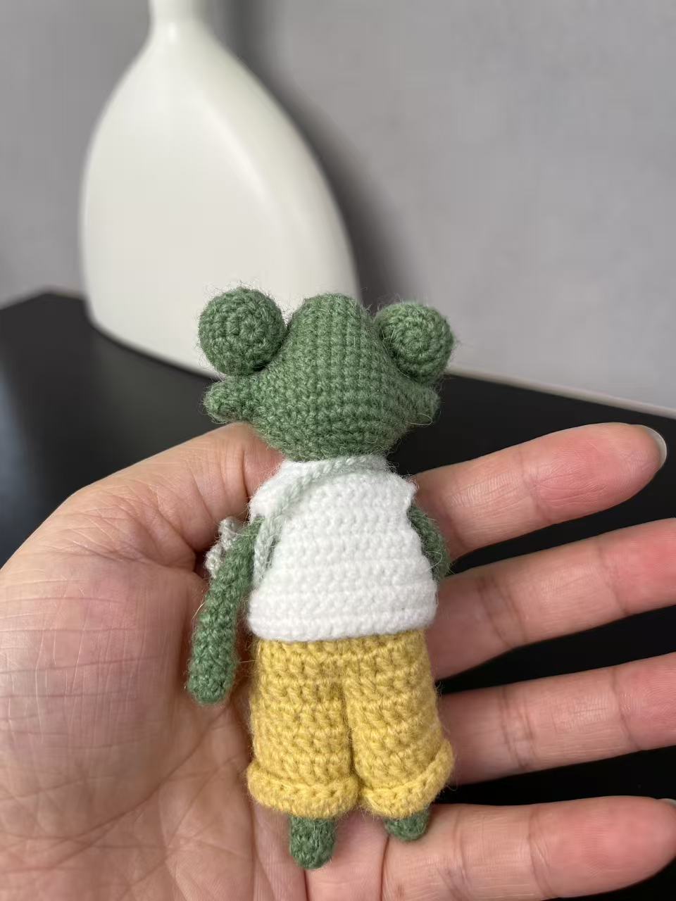 Hand made micro crochet doll